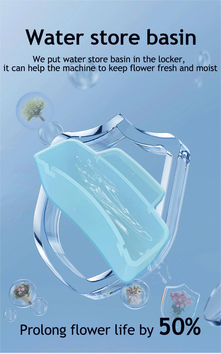 Self Service Cooling Fresh Bouquet Flower Vending Machine