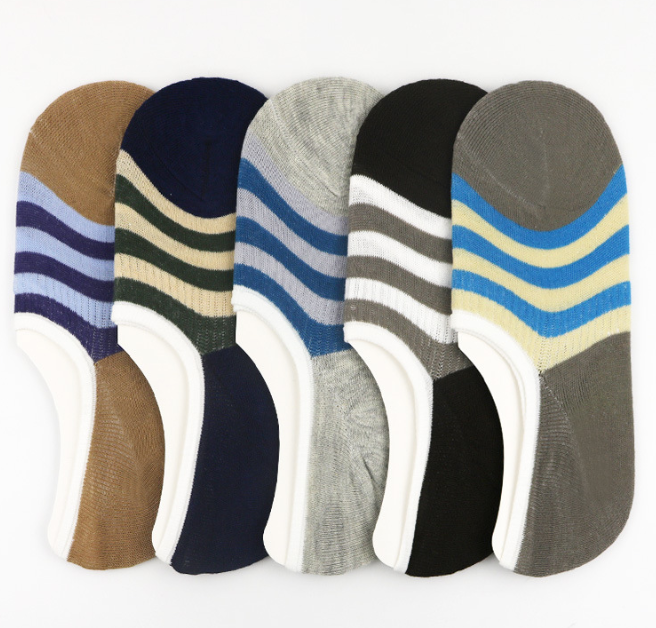 Fashion Deodorant Short Ankle Socks , Anti Bacterial Casual Cotton Ankle Socks