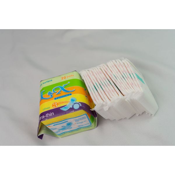 All Day Organic Pads And Pantiliners 1.45mm Ultra Thin Cotton Pantiliners 136mm