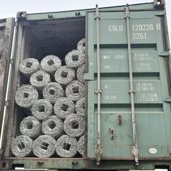 Hot Dipped Galvanized Barbed Wire 1.6mm 2.0mm 100m Roll for Farm Cattle Fencing