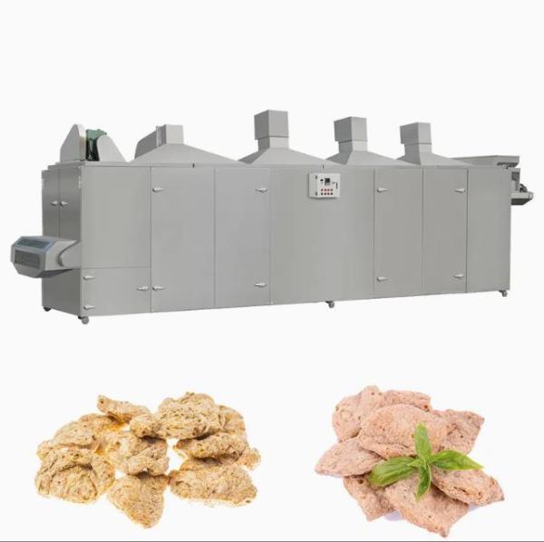 Le soja a donné à la machine une consistance rugueuse d'extrudeuse du soja de protéine, machines de flocons d'avoine