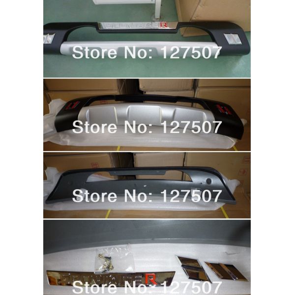 Protección del parachoques delantero y trasero de plástico ABS para KIA SPORTAGE 2010 - 2013