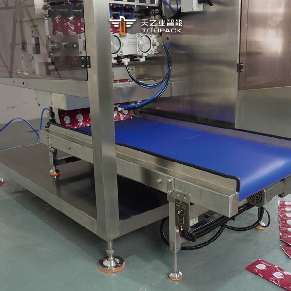 Full Automatic Vertical Irrreguar Bottle Shaped Sachet Energy Gel Sauce Honey Juice Packing Packaging Machine Factory