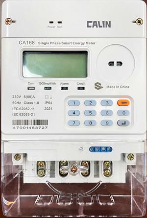 20 Digit CE  IEC Prepaid Electricity Meters With Plug In Modem