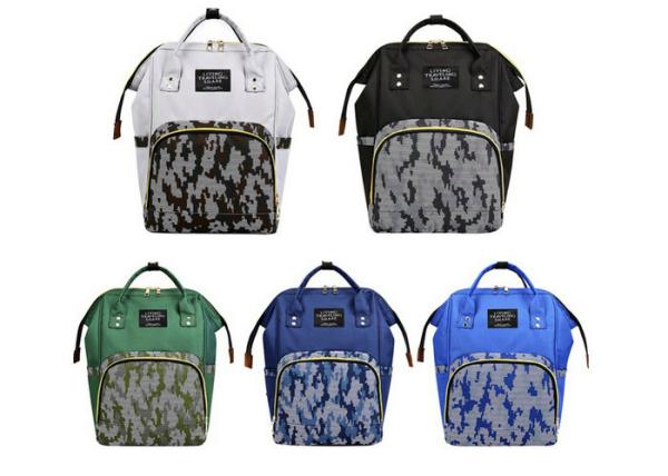 Oxford Fabric Mummy Nappy Diaper Bag With Independent Bottle Compartments