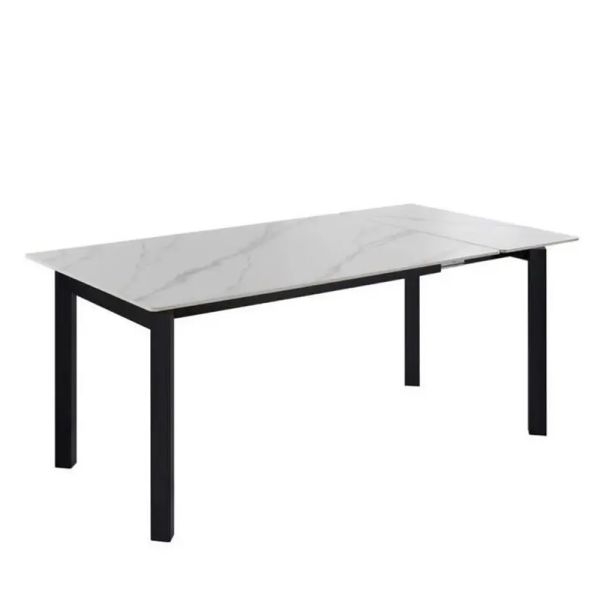 Modern  Living room Extendable Metal Frame Furniture  Fashion Space saving Dinning Table Sets