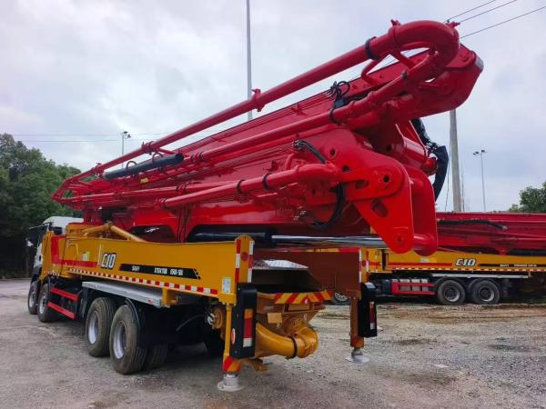 China Best Concrete Pump Truck Supplier 2017 Sany 65M With Man Chassis