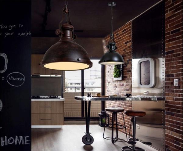 LOFT Industrial Style LED Pendant Lamp for restaurants , bars, cafes,etc
