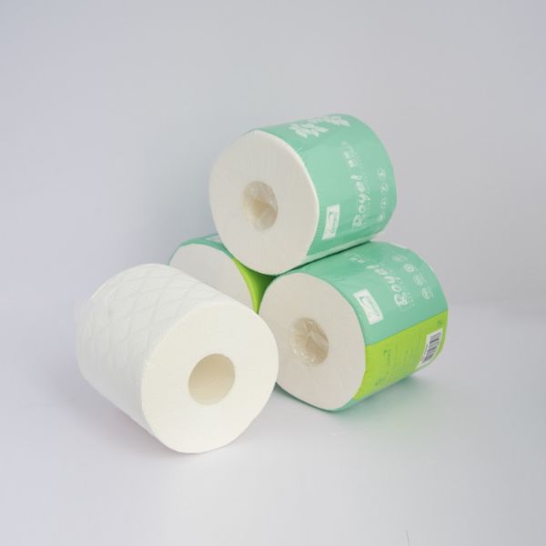 Premium Quality Soft Toilet Paper Roll Manufacturer's Cute Bamboo Pulp Sanitary Tissue