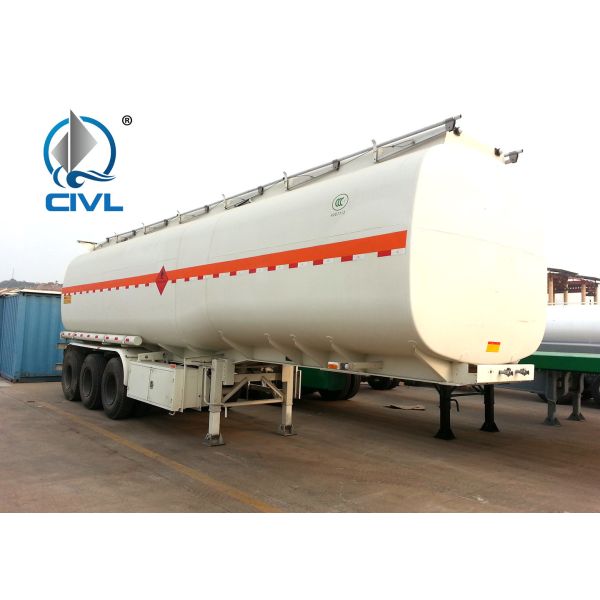 Fuel Oil Liquid Tanker Truck Semi Trailer Threeaxle Fuel Tanker Semi Trailer