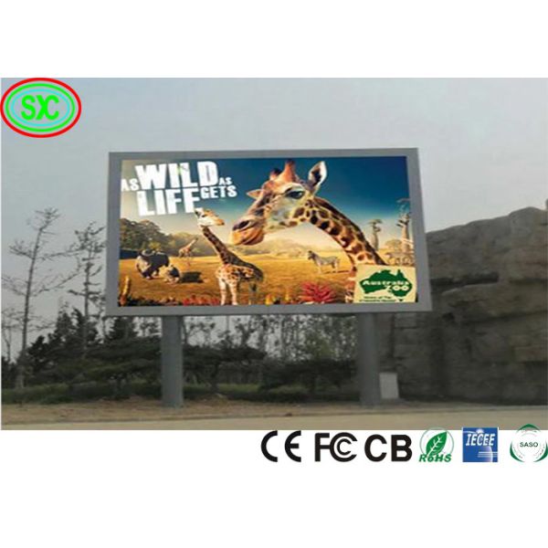 Экраны на открытом воздухе рекламы СИД СМД1921 П4, панели стены СИД видео- 1/8 методов привода