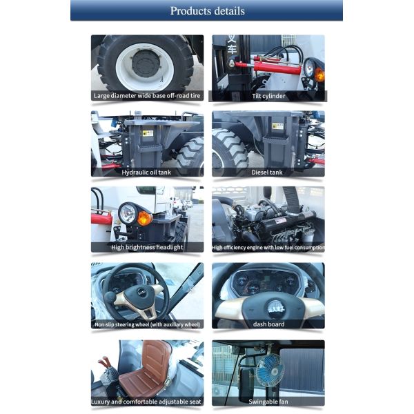 платформа грузоподъемника 3.5T 3000mm дизельная для городских строительных площадок
