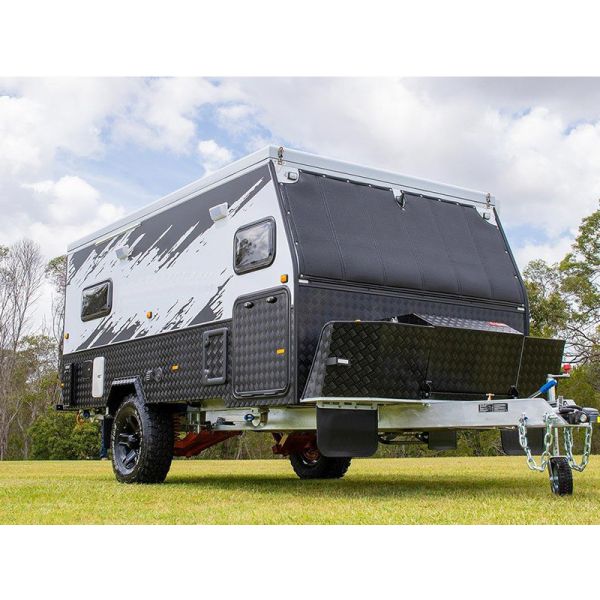 Petit double simple se garant Axle Travel Trailer Electromagnetic de remorque de