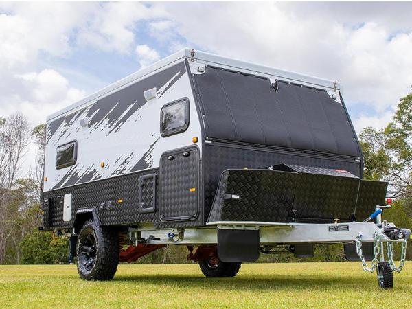 Petit double simple se garant Axle Travel Trailer Electromagnetic de remorque de campeur de frein à main