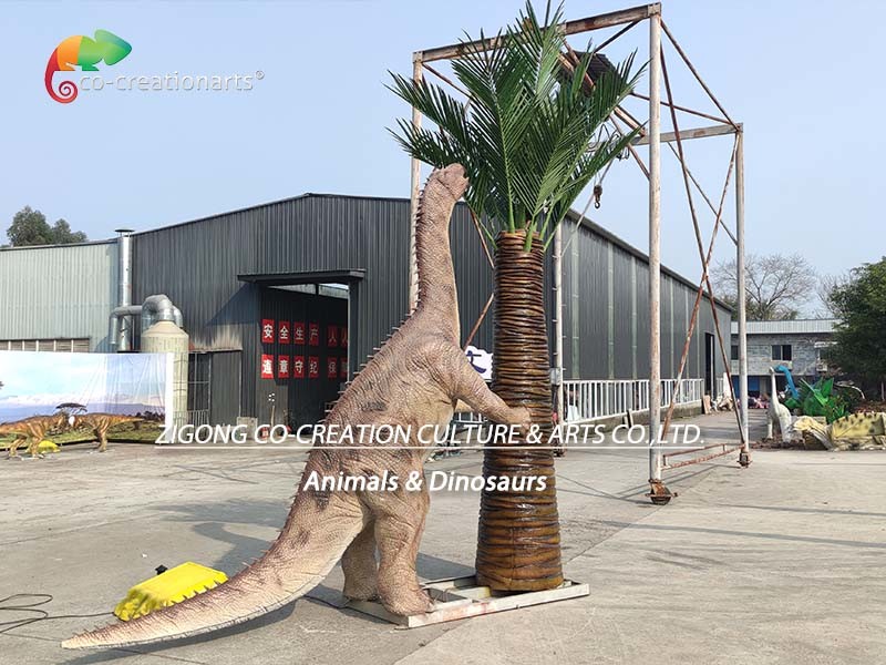 Shunosaurus симуляции изготовителя модель динозавра в натуральную величину Animatronic для парка Amusemen