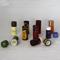 Tube de papier de couleur de CMYK empaquetant le récipient mat de cosmétique de papier de stratification