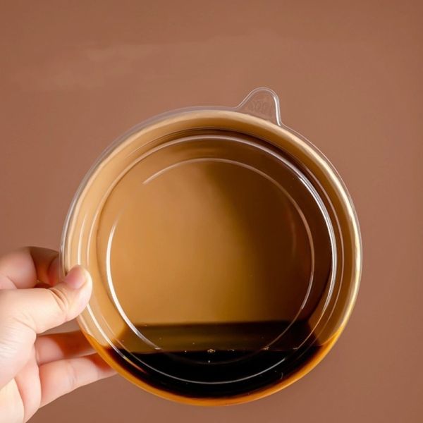 Versatile 1100ml 165*145*65 mm Paper Bowl for Salad/ Noodles/ Hot Soup Regular Supply