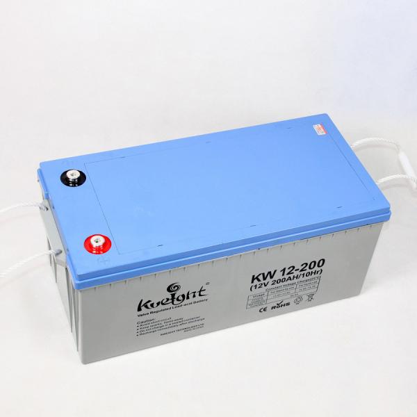 Bateria solar profunda do inversor da bateria 12v 200ah do ciclo do gel do sistema do vento solar