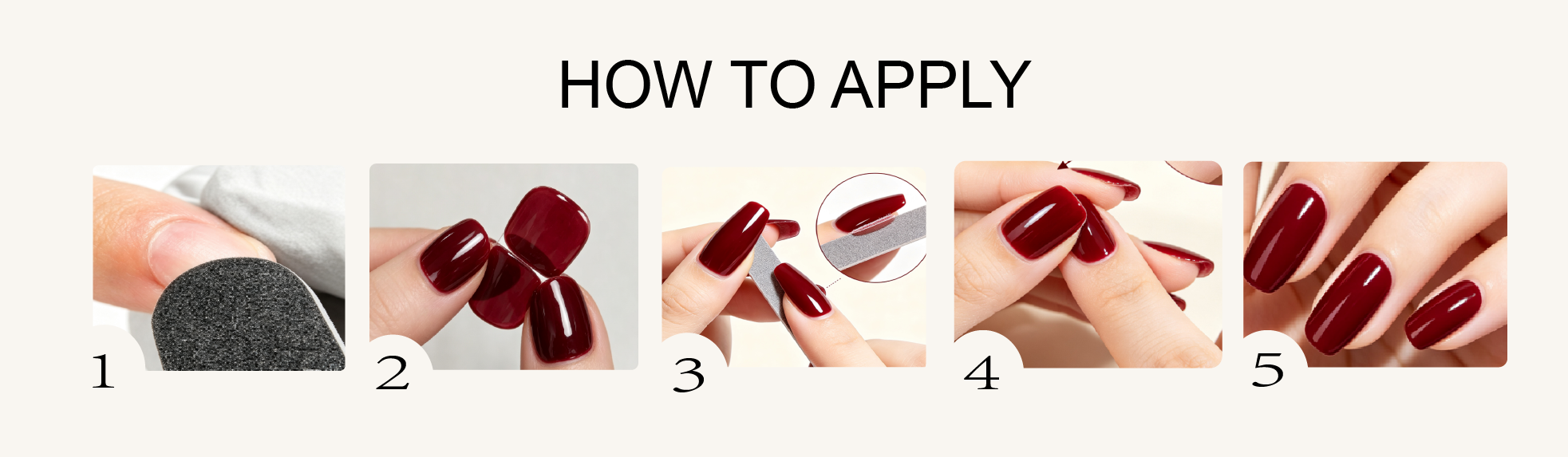 No LED Lamp Needed Gel Nail Wraps Easy Apply Remove Salon Quality Gloss Full Cover