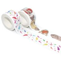 Fita de máscara de papel acrílica de papel japonesa de Washi da fita adesiva do GV Kawaii Washi
