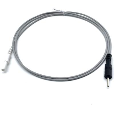 Custom Electrode Lead Wire Tens Cable 1.5mm 2.0mm Electrode Pin Male To Female For ECG