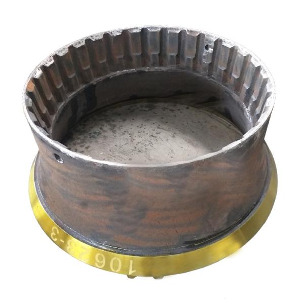 High manganese steel cone crusher spare parts for mining and stone crack supplier