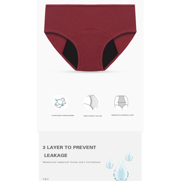 Menstrual Ladies Period Panties Underwear High Flow Physiological Underwear