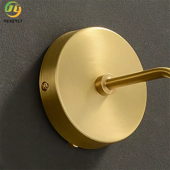 Hardwired Armed 18 * 55см Современный минималистский настенный светильник Бра Спальня Светодиодный Акрил