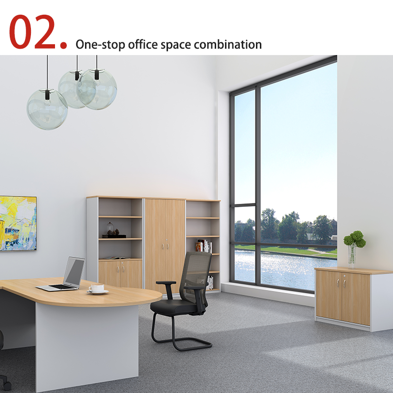 WoodenFilingCabinet for Storing Documents and Materials, High Cabinet Moder Office Storage Cabinet, Company Lockable Cabinet