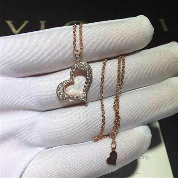 Factory 18k gold jewelry Necklace 18k gold  white gold yellow gold rose gold diamond Necklace Necklace Length 42 cm