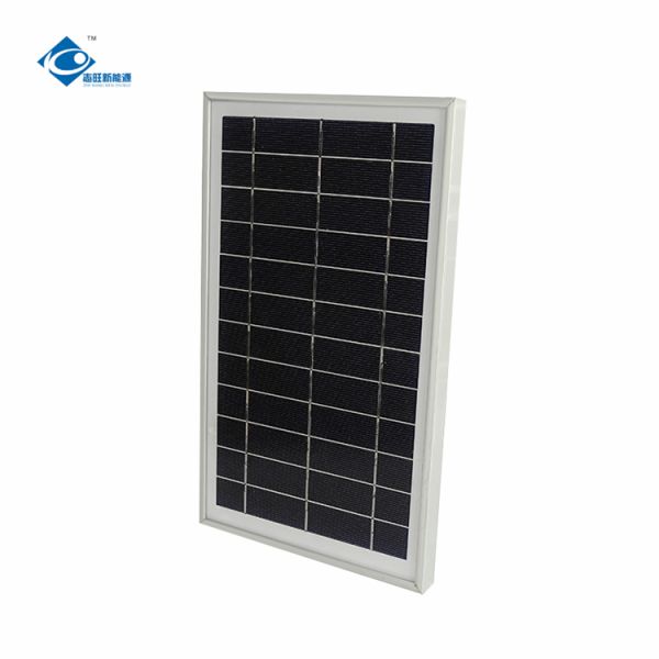 ZW-7W Glass Laminated Solar Panel 7W 6V aluminum frame filexable solar charger