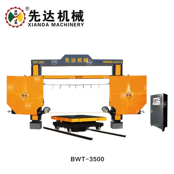 11kw CNC Diamond Wire Saw Profile Router Stone Profiling Machine Cutting Granite