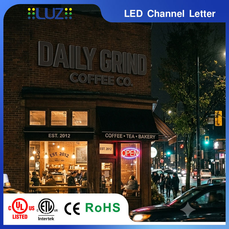 Energy - Saving / 3D Aluminum Frontlit Channel Letters For Retail Store