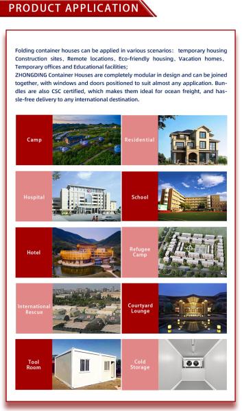 Modern Design 20FT Prefab Houses Big Container Homes 3 Bedroom House with OEM/ODM