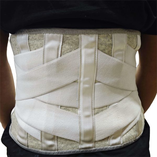 Malak Rehabilitation Center Knitted Waist Support Back Brace Belt for Rehabilitation
