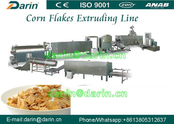 High automation Corn Flakes Processing Line with 12 months Warranty