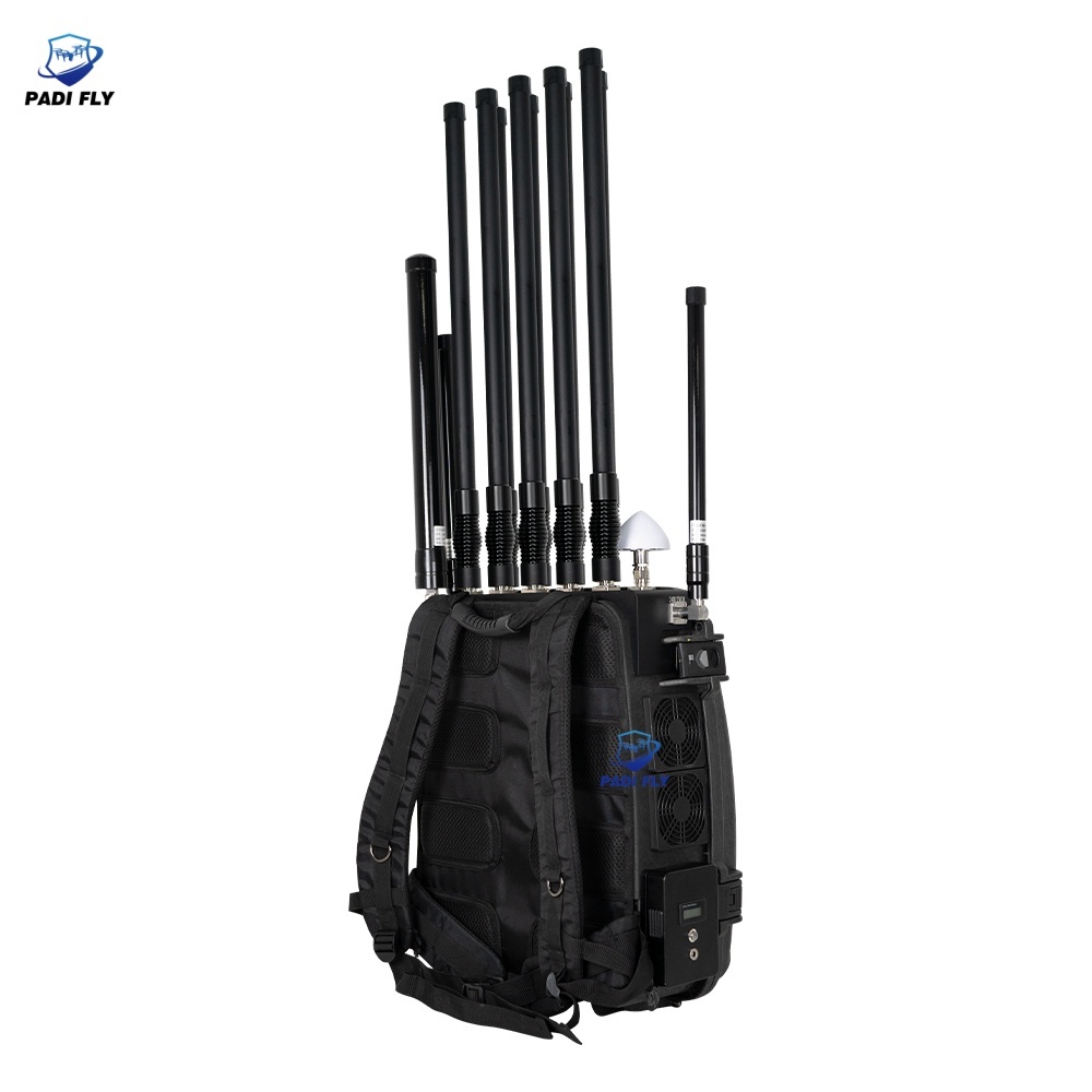 400W 8-Antenna RF Backpack Jammer for Fpv Drone Part Public Safety with Cellular Neutralization
