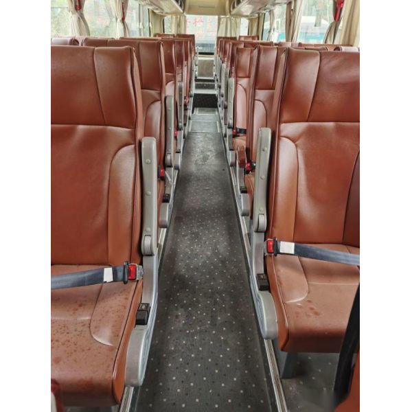 YOUNGMAN JNP6108 39 Seats WP 199kw Rear Engine Bus Used Passenger Bus Airbag Chassis Left Steering Leather Seats