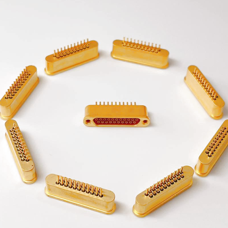 Custom Hermetic Glass-to-Metal Sealed Connector with DC-20GHz Frequency Range and Kovar Alloy Body for Aerospace & Medical Applications