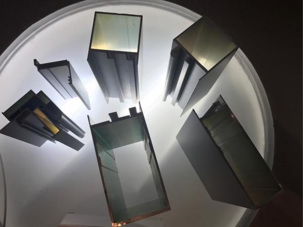 140 Unitized Aluminium Extrusion Profiles System Good Water Proof / Air Tightness