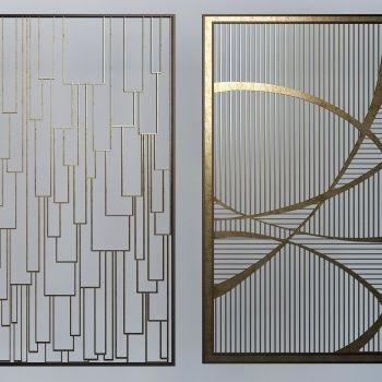 Hairline Stainless Steel Partition