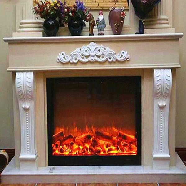 32 Inch 800mm European Elegant Flat Panel Electric Fireplace Home TV Stand