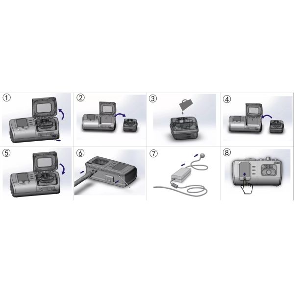 24V Sleep Apnea Machine CPAP , APCV Portable Air Breathing Machine