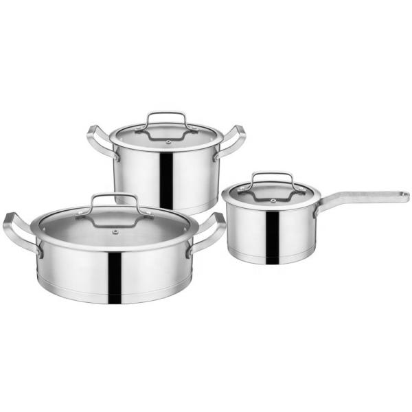 New Arrival Stainless Steel Kitchen Cookware Sets Pots And Pans Saucepan Pot Set Cookware Set Cooking