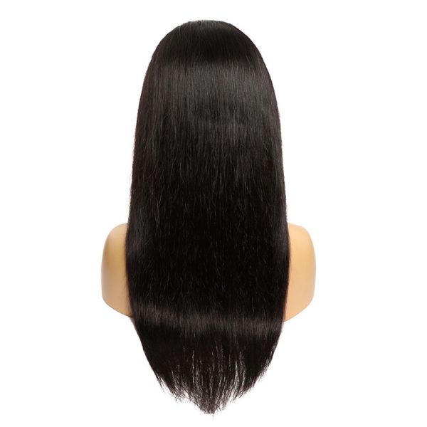 Light Brown 150% 180% Density Bone Straight Brazilian 360 Lace Frontal Remy HD Lace Wig with Baby Hair