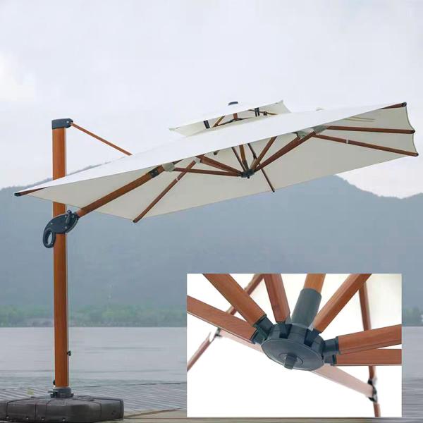 Outdoor Beach Umbrella Foldable Roman Design Classic Durable Mail Packing Umbrella