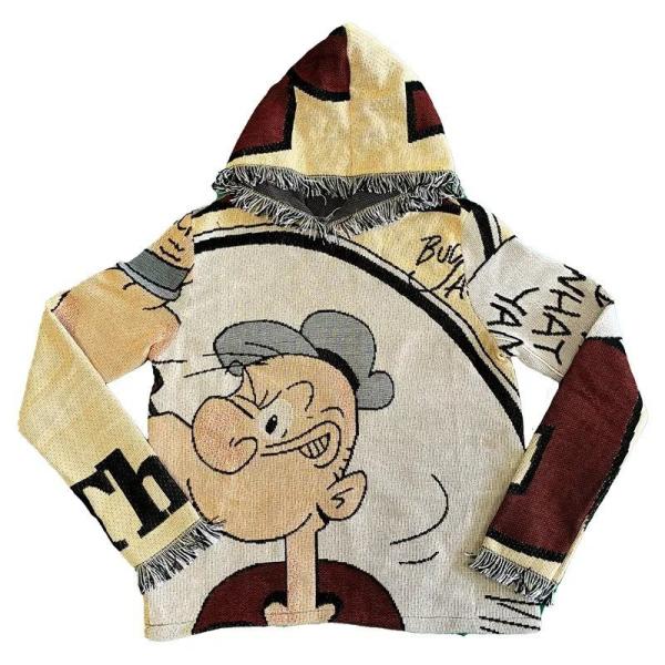 Autumn Waterproof Casual Hoodies Zipper Cotton Fabric Hoodie