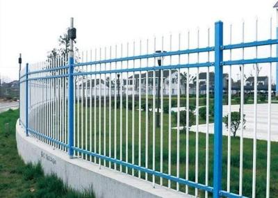 Powder Coated Wall Boundary Line Fencing Double Beam With 80*80mm Square Pipe