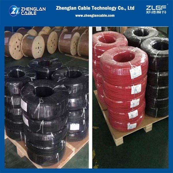 TUV H1Z2Z2-K Солнечный кабель 4MM2 6MM2 10MM2 1000V 1500V консервированная медь для солнечной фотоэлектрической системы