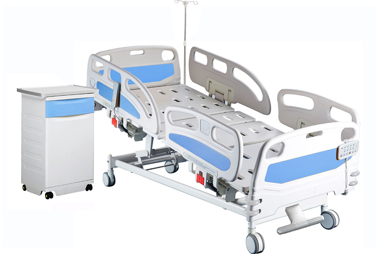 Multifunctional CPR 1020MM Adjustable Electric ICU Bed Hospital Bed